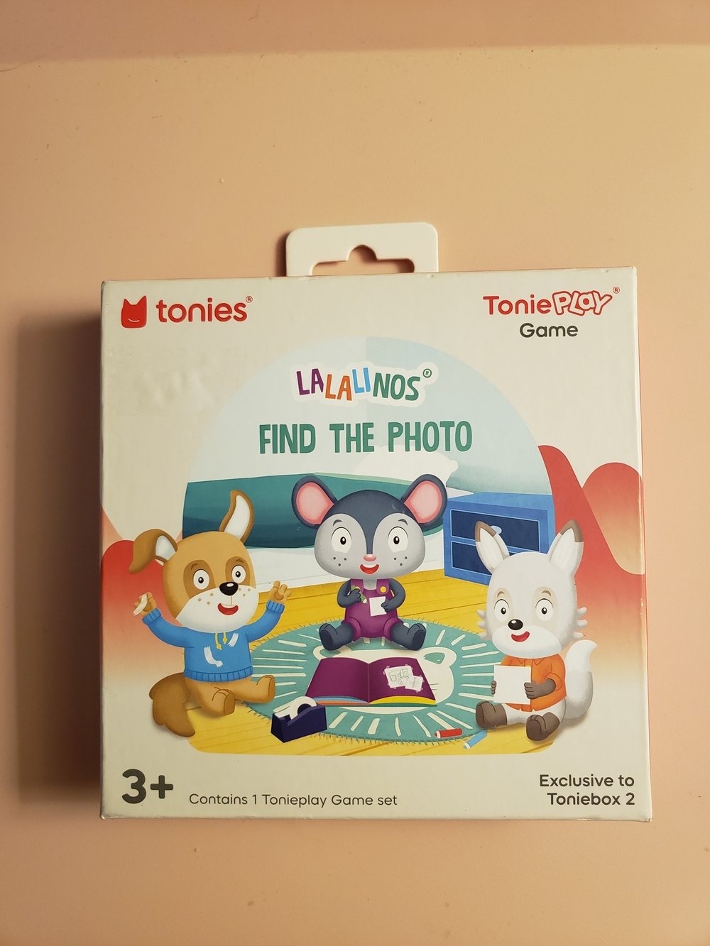 Tonies La La Linos Find the Photo Tonieplay Game Red